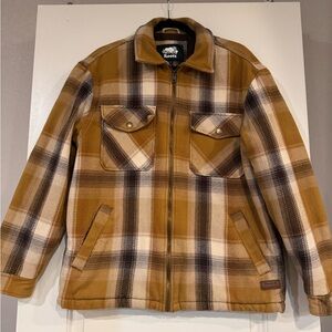 Roots Men's Plaid Jacket - Brown